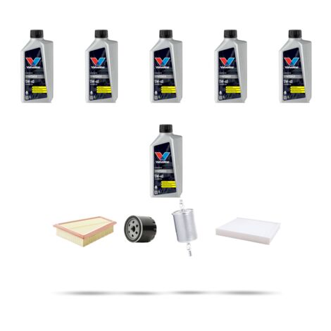Kit tagliando 4 FILTRI e 6L OLIO compatibile con Renault Clio II 2.0 16v 124kw Dal 2000
