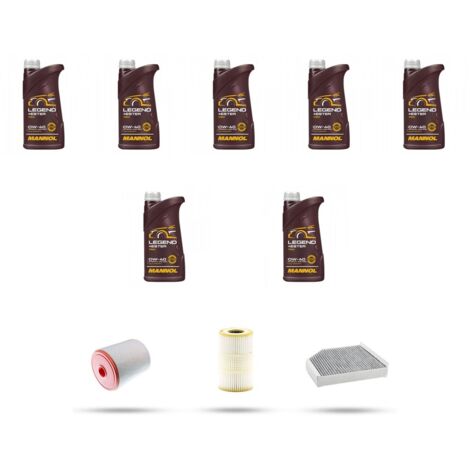 Kit tagliando 4 FILTRI e 7L OLIO compatibile con Audi A7 (4GA,4GF) 3.0 tfsi 245kw dal 2014