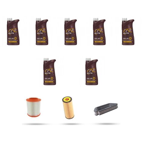 Kit tagliando 4 FILTRI e 7L OLIO compatibile con Audi A8 (4E) 3.2 FSI 191kw dal 2005