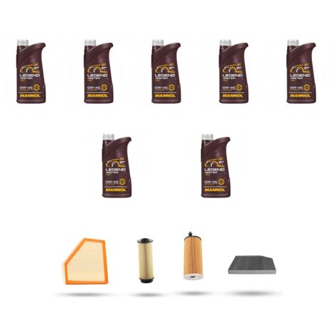 Kit tagliando 4 FILTRI e 7L OLIO compatibile con Bmw serie 3 (G20, G21,G80) 330d 195kw dal 2019