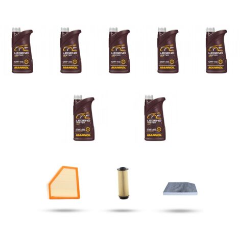 Kit tagliando 4 FILTRI e 7L OLIO compatibile con Bmw serie 3 (G20, G21,G80) m340i 285kw dal 2019