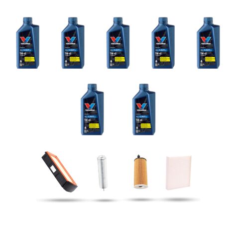 Kit tagliando 4 FILTRI e 7L OLIO compatibile con Bmw serie 4 (F32, F33, F36, F82) 430d 190kw dal 2013