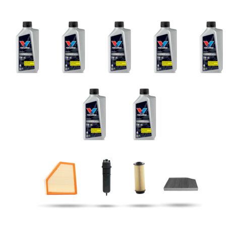 Kit tagliando 4 FILTRI e 7L OLIO compatibile con Bmw serie 4 (G22,G23 G80) 430d hybrid 210kw dal 2021