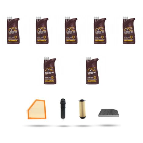 Kit tagliando 4 FILTRI e 7L OLIO compatibile con Bmw serie 4 (G22,G23 G80) M440D Hybrid 250kw dal 2021