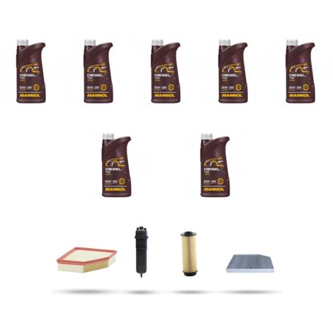 Kit tagliando 4 FILTRI e 7L OLIO compatibile con Bmw x3 (G01,F97) 30dx 195kw dal 2017