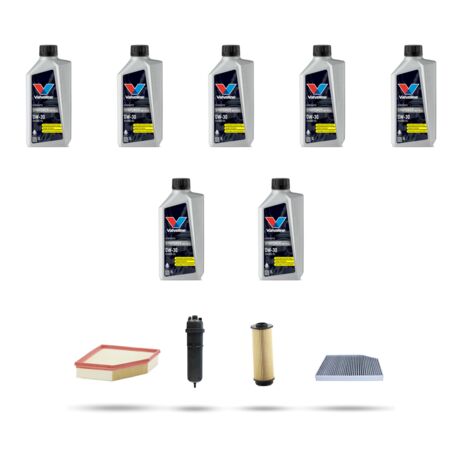 Kit tagliando 4 FILTRI e 7L OLIO compatibile con Bmw x3 (G01,F97) 30dx hybrid 210kw dal 2020