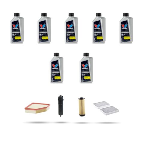 Kit tagliando 4 FILTRI e 7L OLIO compatibile con Bmw x7 (G07) 30dx 195kw dal 2018