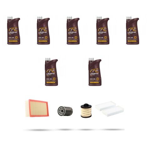 Kit tagliando 4 FILTRI e 7L OLIO compatibile con Citroen C4 Space Tourer 2.0 BlueHDi 120kw dal 2018
