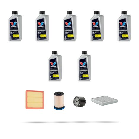 Kit tagliando 4 FILTRI e 7L OLIO compatibile con Ford S-Max II 2.0 EcoBlue 110kw dal 2018