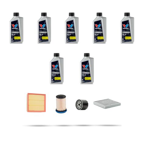Kit tagliando 4 FILTRI e 7L OLIO compatibile con Ford S-Max II 2.0 EcoBlue 176kw dal 2018