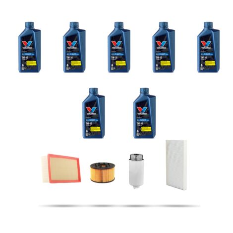 Kit tagliando 4 FILTRI e 7L OLIO compatibile con Ford Transit 2000 2.0 TurboDiesel TDE-TDCi 92kw dal 2002