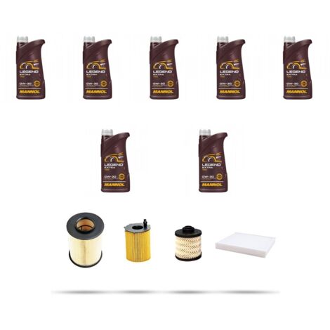 Kit tagliando 4 FILTRI e 7L OLIO compatibile con Ford Transit Connect II 1.5 TDCi 74kw dal 2015