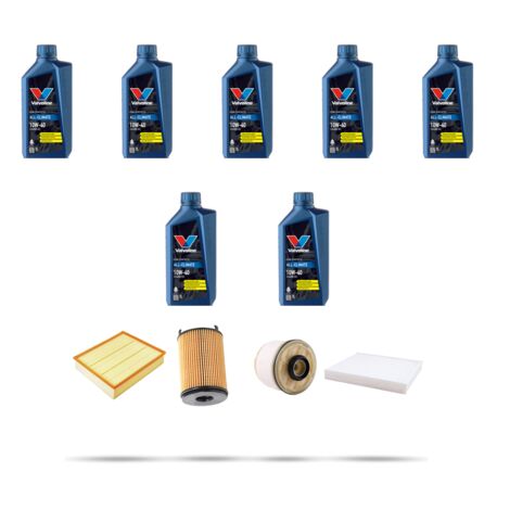 Kit tagliando 4 FILTRI e 7L OLIO compatibile con Isuzu D-Max 1.9 Ddi 120kw dal 2017