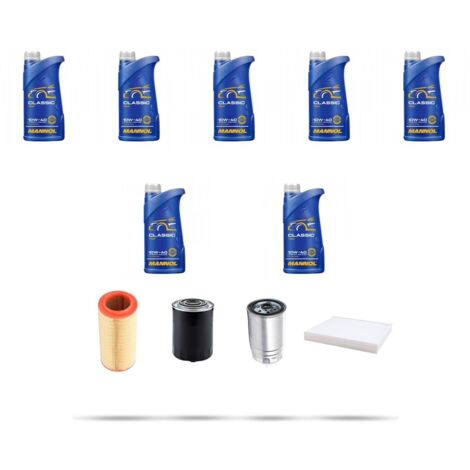 Kit tagliando 4 FILTRI e 7L OLIO compatibile con Iveco Daily III 29-9 Turbo Diesel 66kw dal 2001