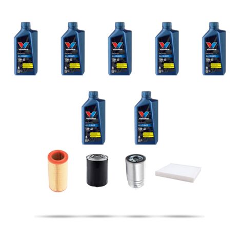 Kit tagliando 4 FILTRI e 7L OLIO compatibile con Iveco Daily III 40-11 Turbo 77kw dal 1999