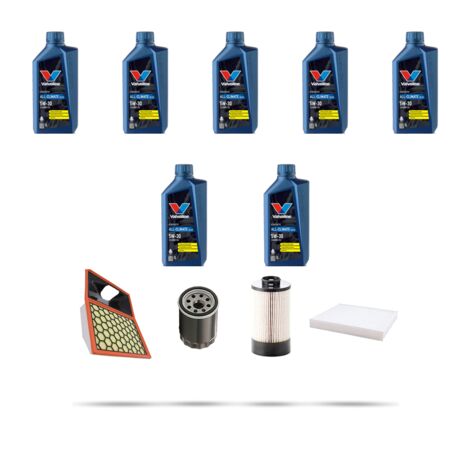 Kit tagliando 4 FILTRI e 7L OLIO compatibile con Iveco Daily IV 60C 14 3.0 HPI 103kw dal 2009