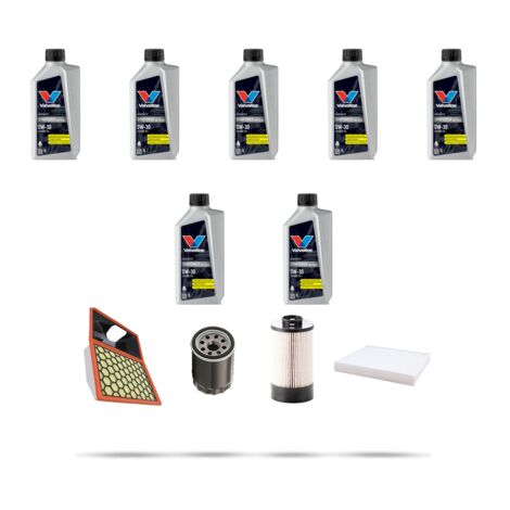 Kit tagliando 4 FILTRI e 7L OLIO compatibile con Iveco Daily VI 35C 17 3.0 HPI 125KW dal 2014