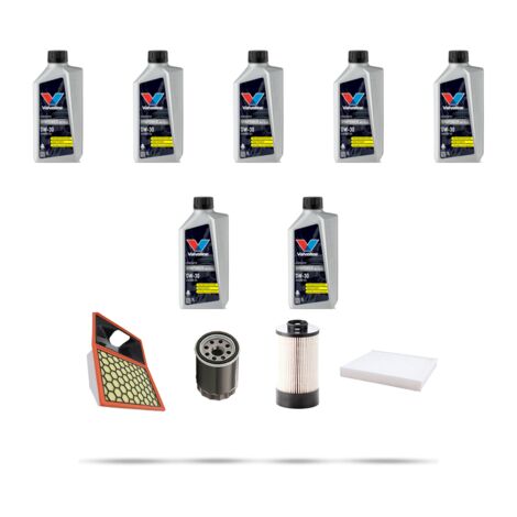 Kit tagliando 4 FILTRI e 7L OLIO compatibile con Iveco Daily VI 40C 15 3.0 E6 110KW dal 2016