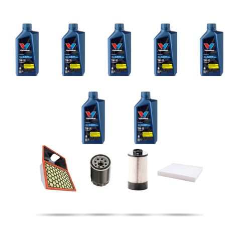 Kit tagliando 4 FILTRI e 7L OLIO compatibile con Iveco Daily VI 50C 15 3.0 HPI 107KW dal 2014