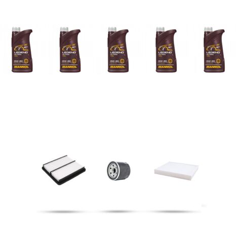 Kit tagliando 4 FILTRI e 7L OLIO compatibile con Land Rover Evoque (L538) 2.0 d 177kw dal 2016