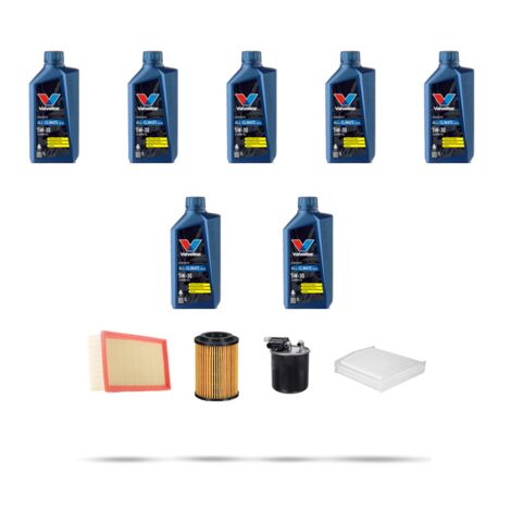 Kit tagliando 4 FILTRI e 7L OLIO compatibile con Mercedes Classe A (w176) A180 CDI 1.8 80kw Dal 2012