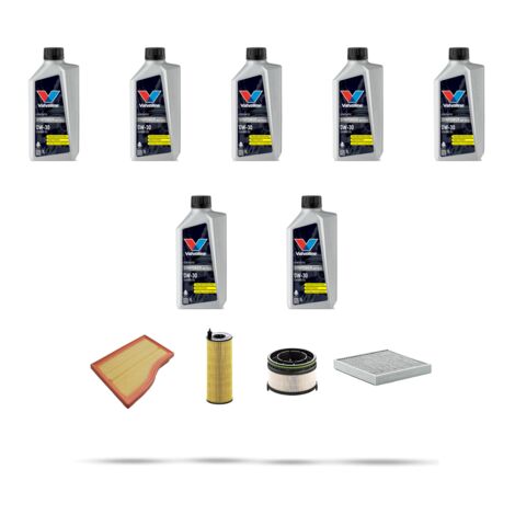 Kit tagliando 4 FILTRI e 7L OLIO compatibile con Mercedes Classe A (w177) 180 d 85kw Dal 2020