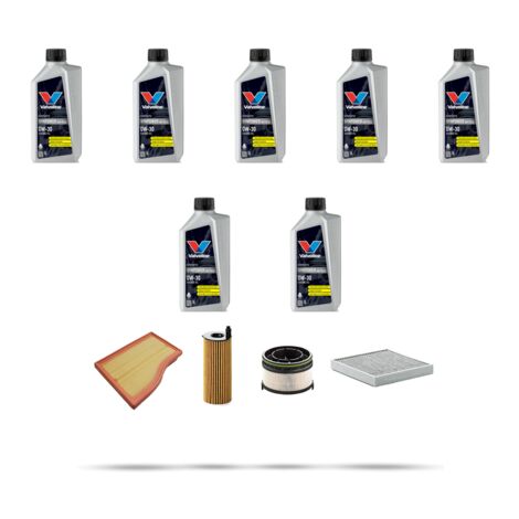 Kit tagliando 4 FILTRI e 7L OLIO compatibile con Mercedes Classe GLB (X247) 200 d 110kw Dal 2019