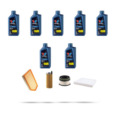 Kit tagliando 4 FILTRI e 7L OLIO compatibile con Mercedes Classe GLC (X253,C253) 300de 225kw dal 2020