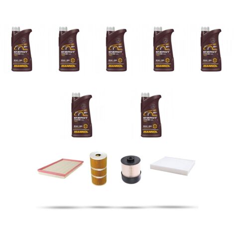 Kit tagliando 4 FILTRI e 7L OLIO compatibile con Mercedes Vito III (447) 160 CDI 65kw Dal 2015