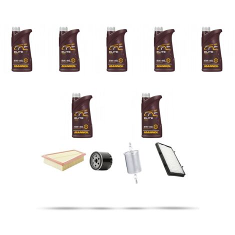 Kit tagliando 4 FILTRI e 7L OLIO compatibile con Nissan Primastar 2.0 16v 88kw Dal 2003