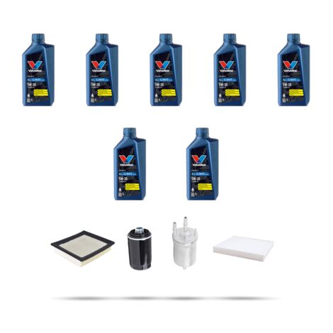 Kit tagliando 4 FILTRI e 7L OLIO compatibile con Vw Amarok (2H) 2.0 TFSI 118kw Dal 2010