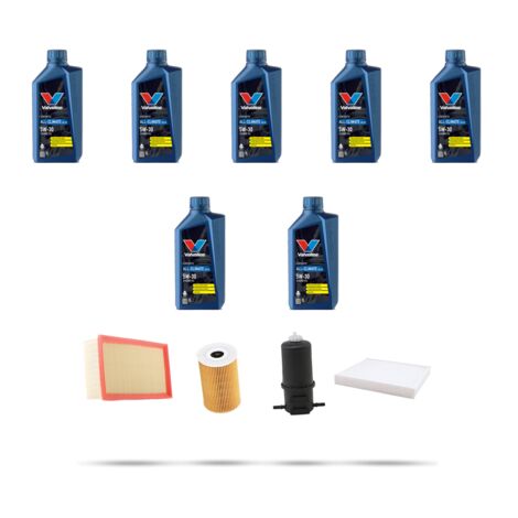 Kit tagliando 4 FILTRI e 7L OLIO compatibile con Vw Crafter (2E,2F) 2.0 TDI 120kw Dal 2011