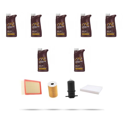 Kit tagliando 4 FILTRI e 7L OLIO compatibile con Vw Crafter (2E,2F) 2.0 TDI 80kw Dal 2011