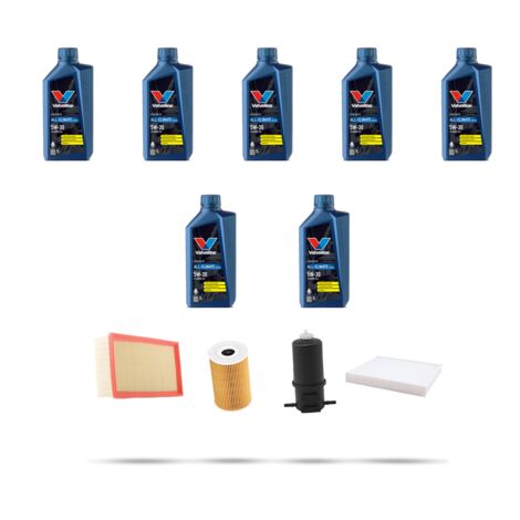Kit tagliando 4 FILTRI e 7L OLIO compatibile con Vw Crafter (2E,2F) 2.0 TDI 84kw Dal 2013