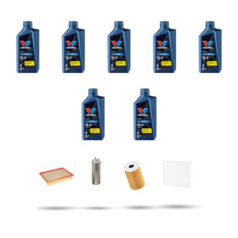 Kit tagliando 4 FILTRI e 7L OLIO compatibile con Vw Transporter ABT e-Transporter 83Kw dal 2020