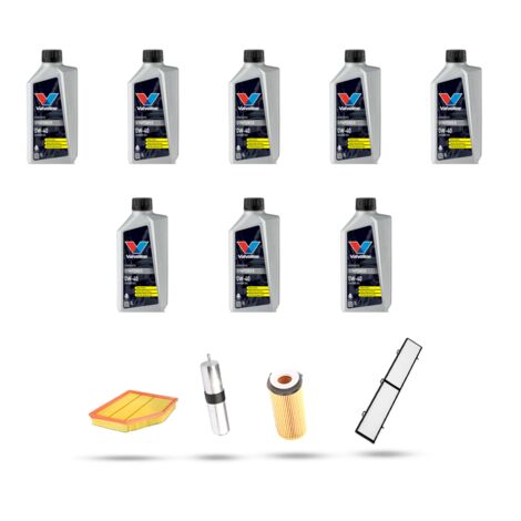 Kit tagliando 4 FILTRI e 8L OLIO compatibile con Bmw serie 3 (E90,E91,E92,E93) 330x drive 180kw dal 2008