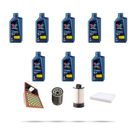 Kit tagliando 4 FILTRI e 8L OLIO compatibile con Iveco Daily IV 35C 18 3.0 HPT 130kw dal 2006