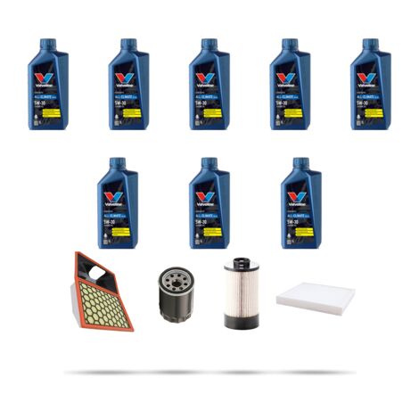 Kit tagliando 4 FILTRI e 8L OLIO compatibile con Iveco Daily IV 45C 15 3.0 HPI 107kw dal 2006