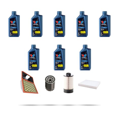 Kit tagliando 4 FILTRI e 8L OLIO compatibile con Iveco Daily IV 50C 15 3.0 HPI 107kw dal 2009