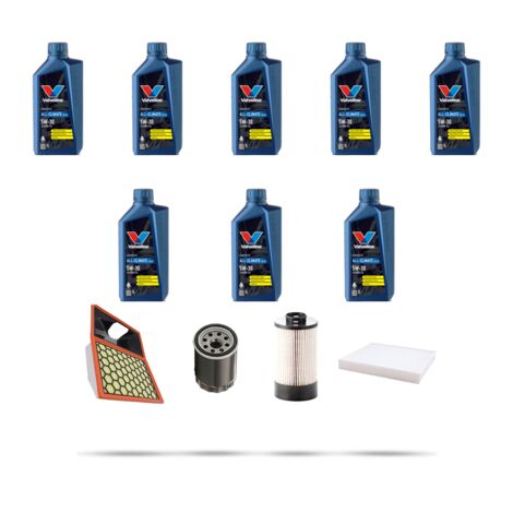 Kit tagliando 4 FILTRI e 8L OLIO compatibile con Iveco Daily IV 60C 15 3.0 HPI 107kw dal 2006