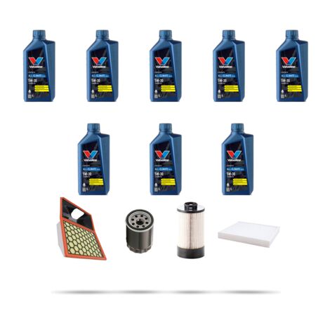 Kit tagliando 4 FILTRI e 8L OLIO compatibile con Iveco Daily IV 65C 14 3.0 HPI 103kw dal 2009