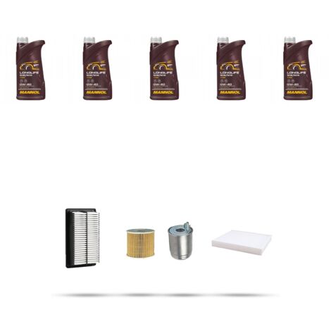 Kit tagliando 4 FILTRI e 8L OLIO compatibile con Iveco Daily IV 65C 17 3.0 HPT 125kw dal 2009