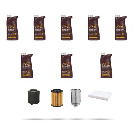 Kit tagliando 4 FILTRI e 8L OLIO compatibile con Jeep Compass 2.2 CDR 120kw dal 2011