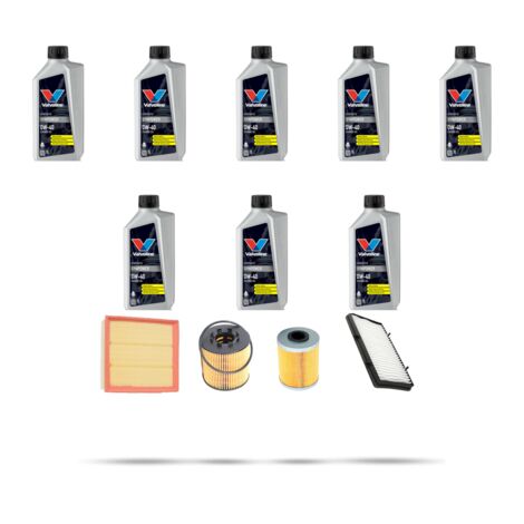 Kit tagliando 4 FILTRI e 8L OLIO compatibile con Nissan Primastar 2.5 dci 99kw Dal 2003