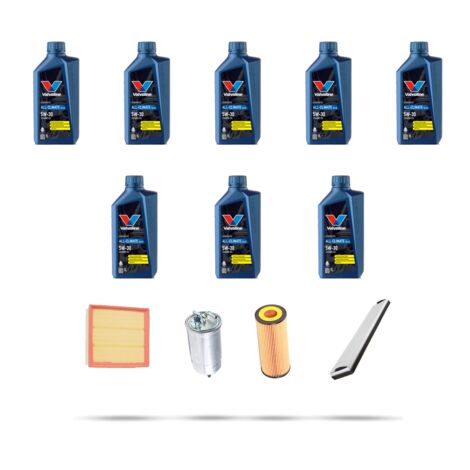 Kit tagliando 4 FILTRI e 8L OLIO compatibile con Vw LT 46 2.5 TDI 61kw dal 2001