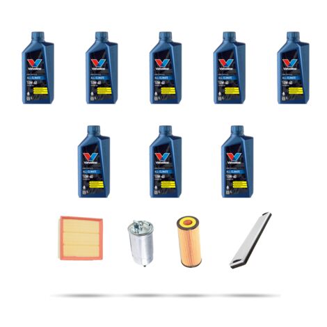 Kit tagliando 4 FILTRI e 8L OLIO compatibile con Vw LT 46 2.5 TDI 70kw dal 2001