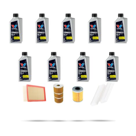 Kit tagliando 4 FILTRI e 9L OLIO compatibile con Nissan NV400 (X62, X62B) 2.3 DCI 110KW Dal 2013