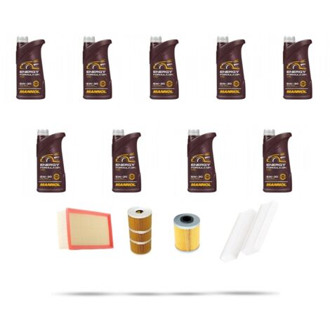 Kit tagliando 4 FILTRI e 9L OLIO compatibile con Opel Movano B 2.3 Cdti FWD 132kw Dal 2019