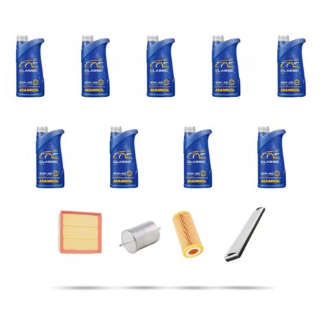 Kit tagliando 4 FILTRI e 9L OLIO compatibile con Vw LT 46 2.3 105kw dal 1997