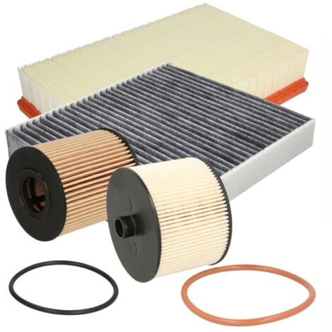 Kit tagliando 4 filtri per peugeot 607 (9d, 9u) 20 hdi 100kw-136cv